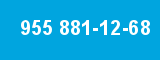 955 881-12-68 955 881-12-68